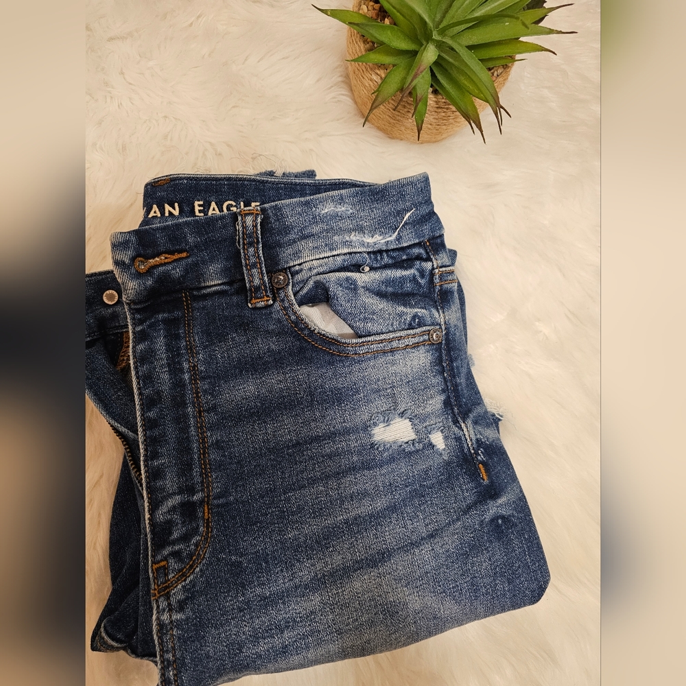 American Eagle Curvy super hi-rise jeggings